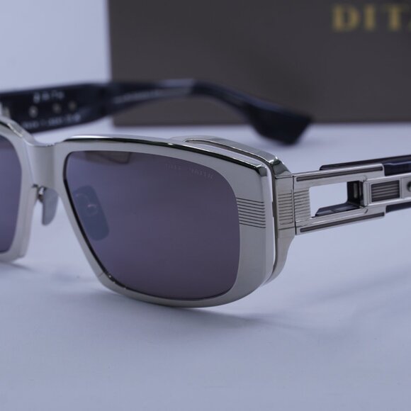 Dita ZIRITH DTS-435-A-02 Rectangle Sunglasses - Silver/Grey - Picture 2 of 10